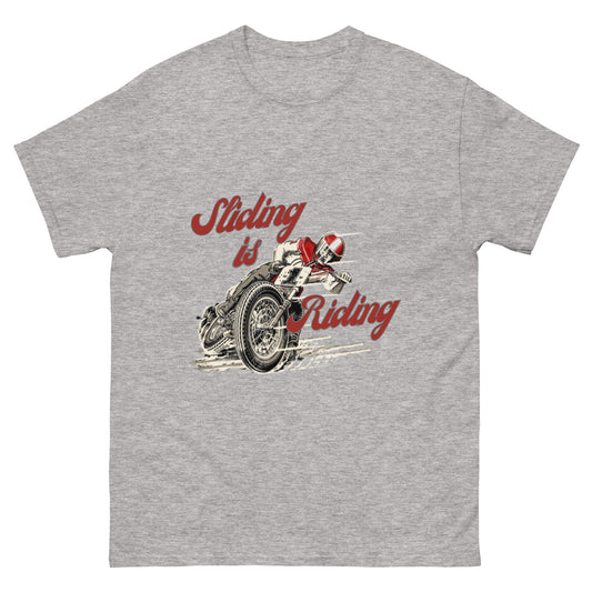 Sliding is riding classic tee